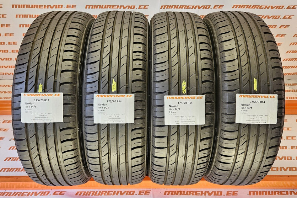 Used summer tire 175/70R14 Nokian I line 84/T