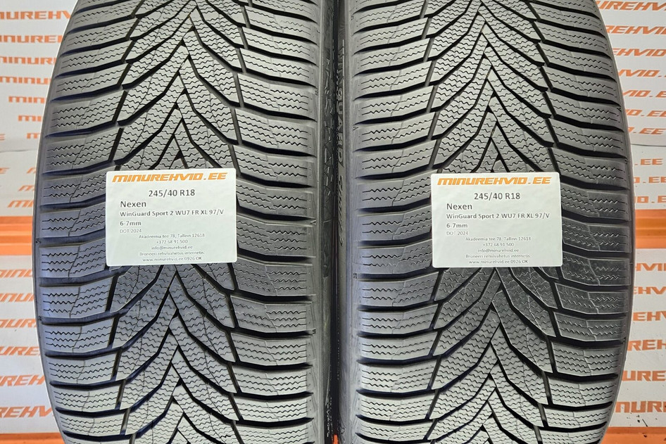 Kasutatud lamellrehv 245/40R18 Nexen WinGuard Sport 2 WU7 FR XL 97/V