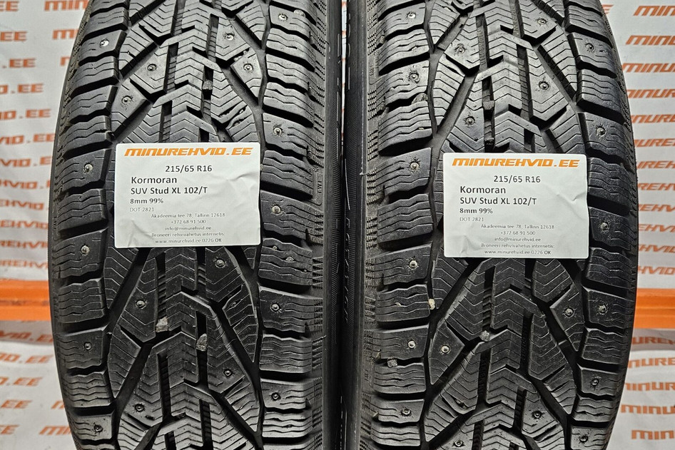Naudota studded tire 215/65R16 Kormoran SUV Stud XL 102/T
