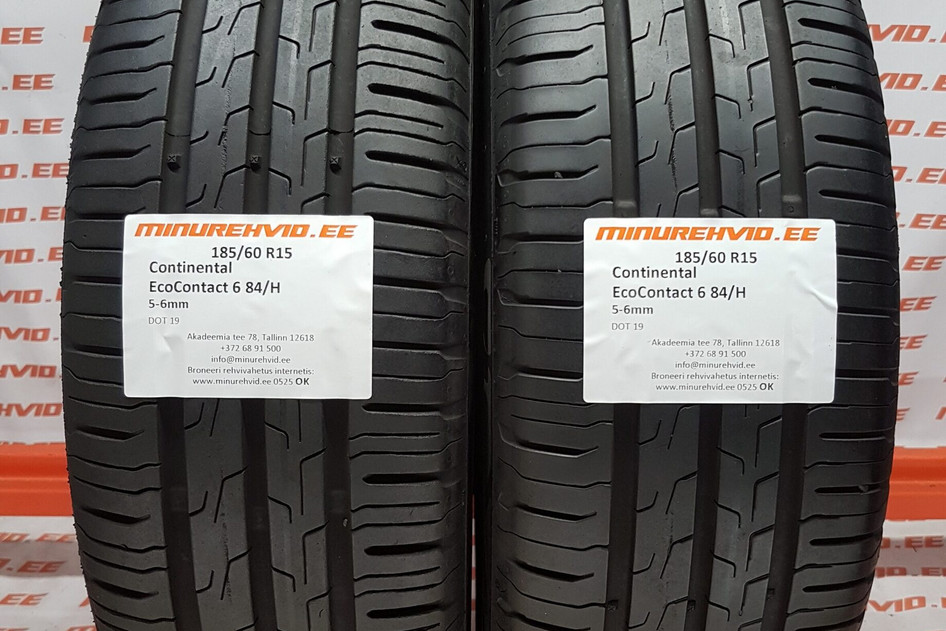 Kasutatud suverehv 185/60R15 Continental EcoContact 6 84/H