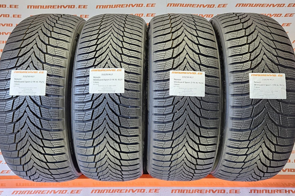Подержанный нешипованная шина 215/50R17 Nexen WinGuard Sport 2 FR XL 95/V