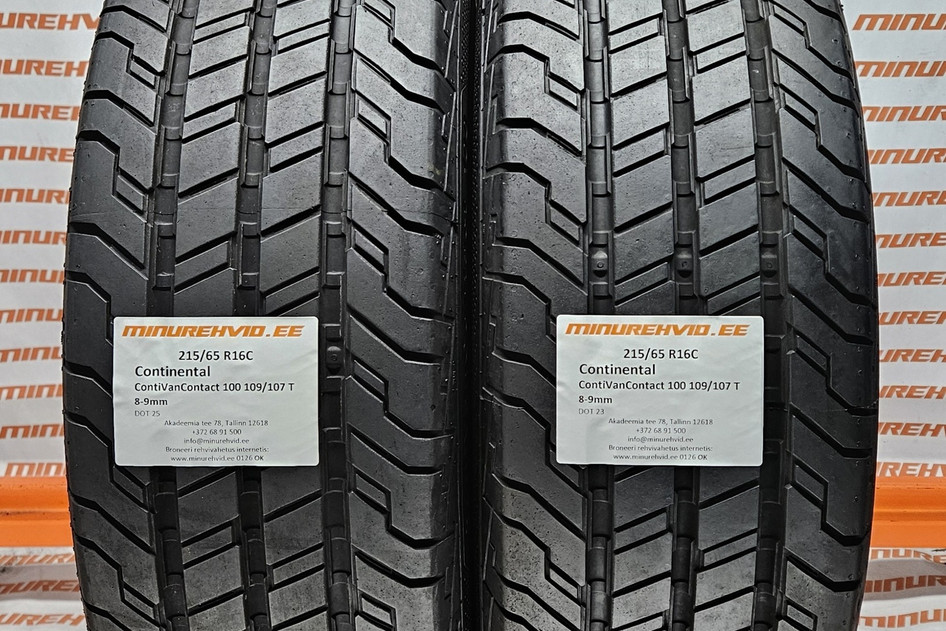 Подержанный летняя шина 215/65R16 Continental ContiVanContact 100 109/107 T