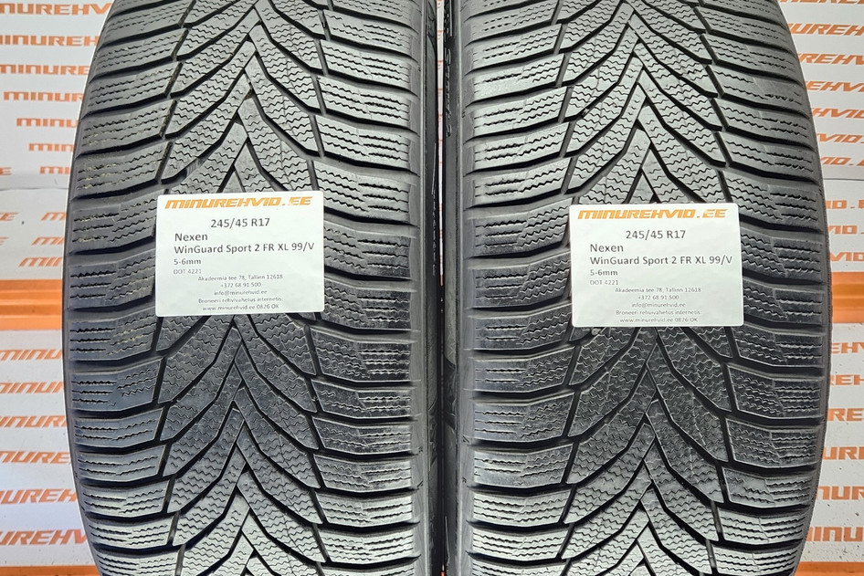Kasutatud lamellrehv 245/45R17 Nexen WinGuard Sport 2 FR XL 99/V