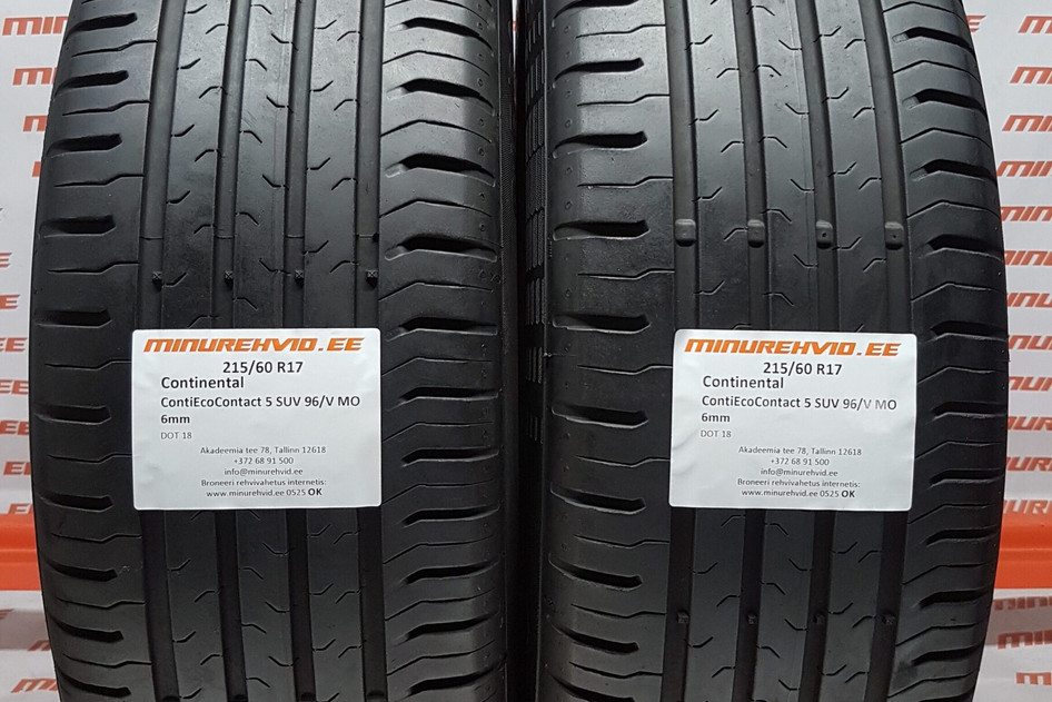 Kasutatud suverehv 215/60R17 Continental ContiEcoContact 5 SUV 96/H