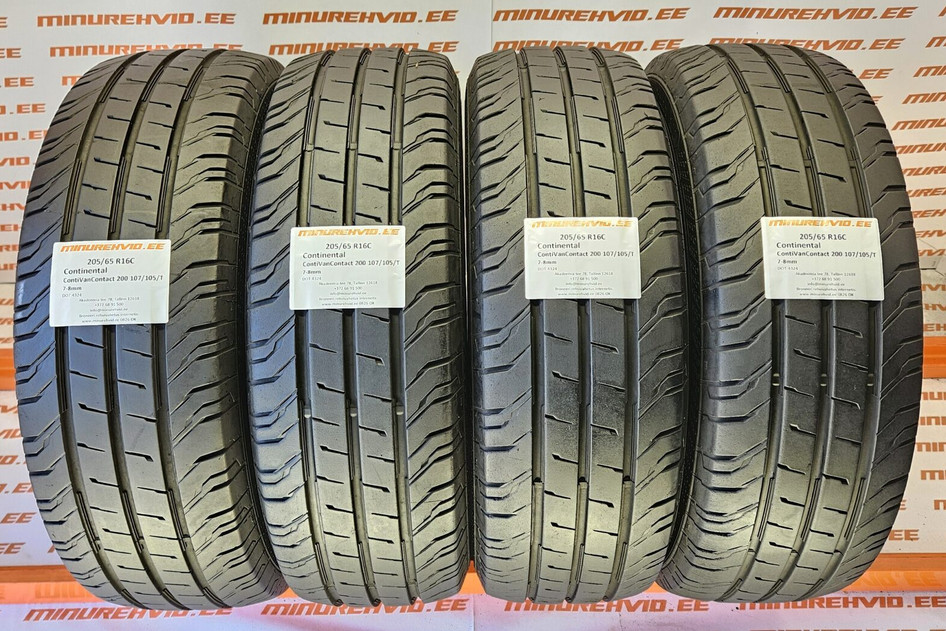 Kasutatud suverehv 205/65R16 Continental ContiVanContact 200 107/105/T 4324