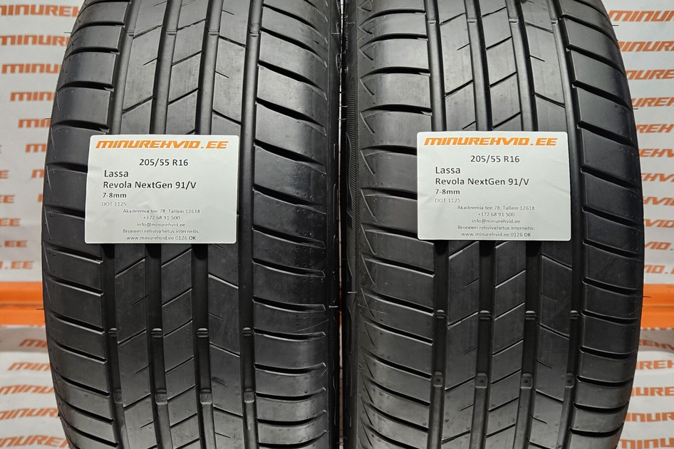 Used summer tire 205/55R16 Lassa Revola NextGen 91/V