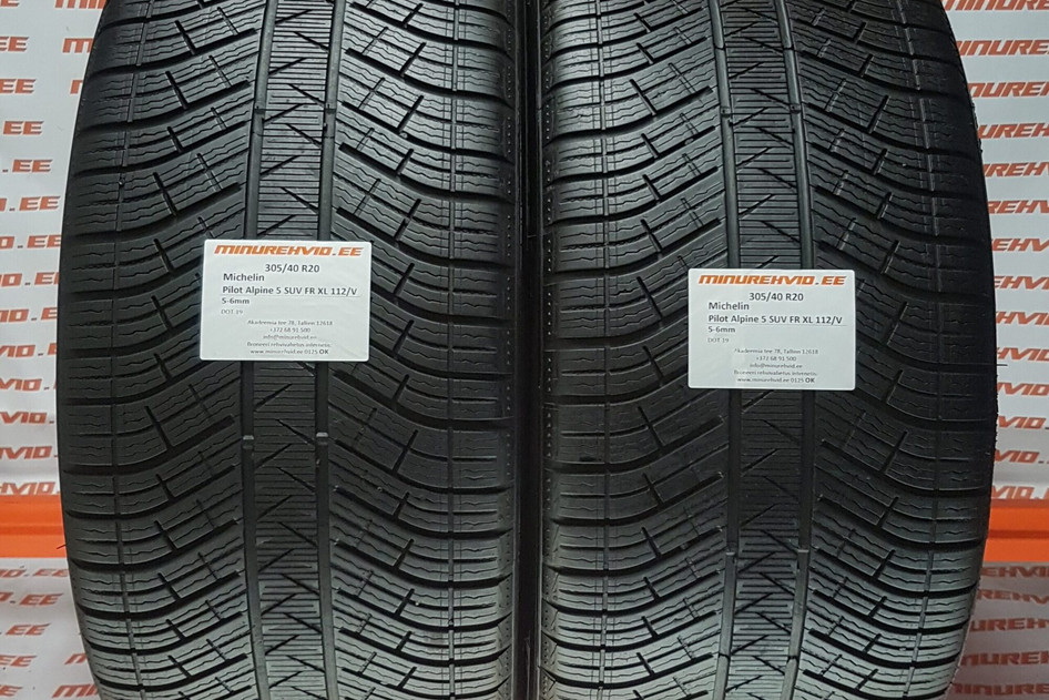 Used studless winter tire 305/40R20 Michelin Pilot Alpin 5 SUV FR XL 112/V