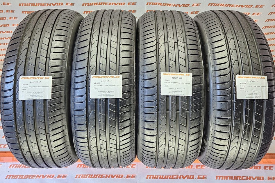 Kasutatud suverehv 215/55R17 Pirelli Cinturato P7C2 94/V Seal Inside like new 22