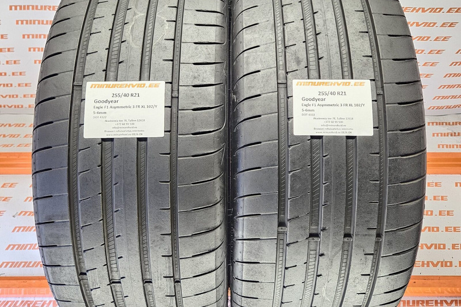 Kasutatud suverehv 255/40R21 GoodYear Eagle F1 Asymmetric 3 FR XL 102/Y