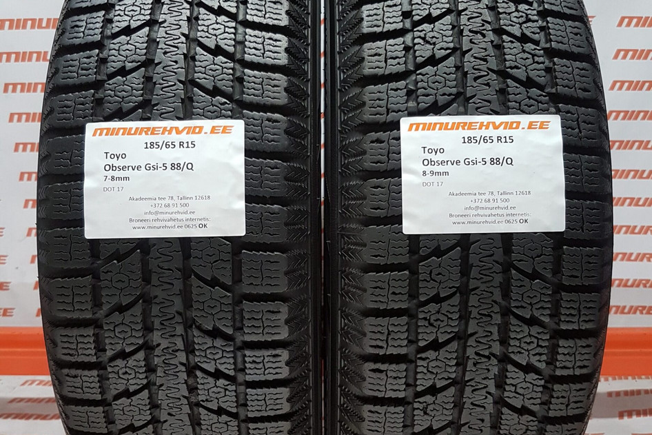 Used studless winter tire 185/65R15 TOYO Observe Gsi-5 88/Q