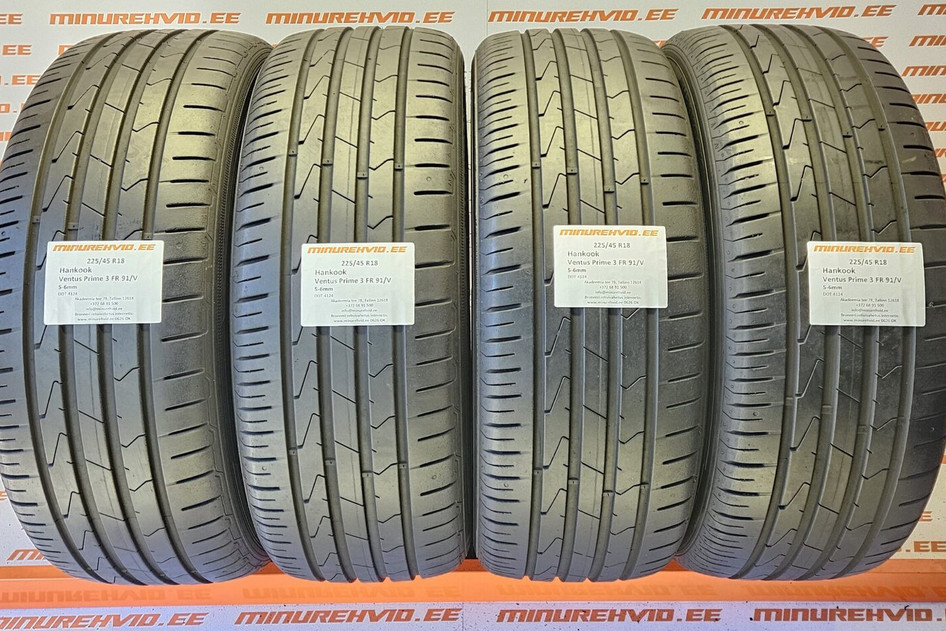 Kasutatud suverehv 225/45R18 Hankook Ventus Prime 3 FR 91/V