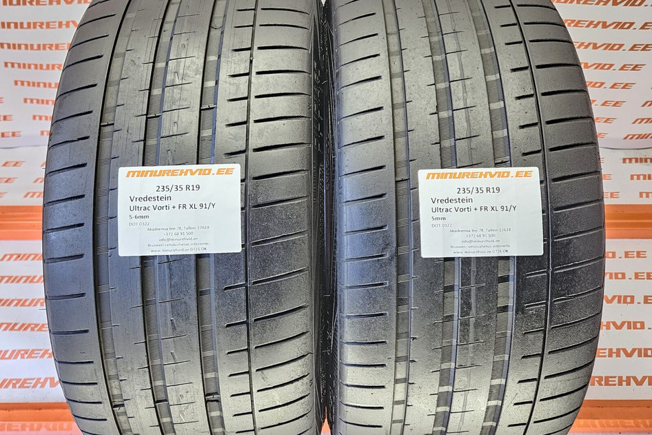 Used summer tire 235/35R19 Vredestein Ultrac Vorti + FR XL 91/Y