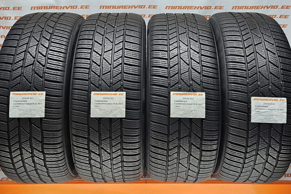 Used studless winter tire 225/45R17 Continental ContiWinterContact TS830P FR XL 94/V