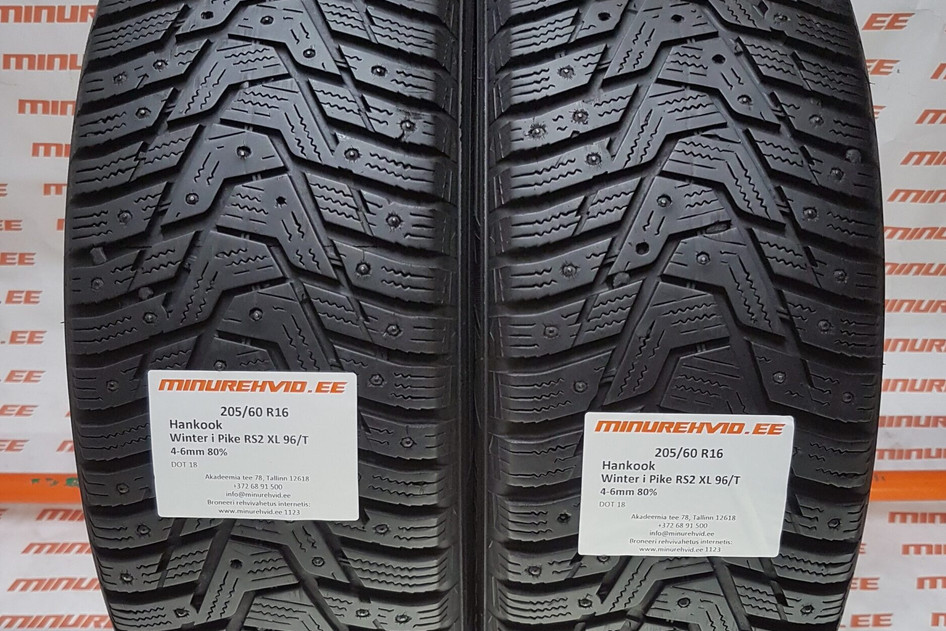 Used studded tire 205/60R16 Hankook Winter i Pike RS2 XL 96/T