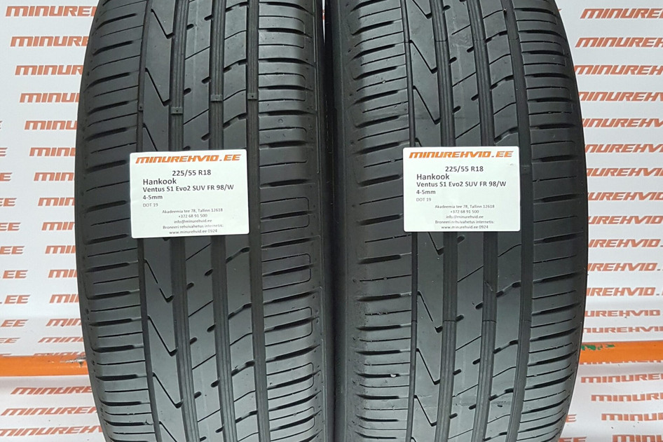 Used summer tire 225/55R18 Hankook Ventus S1 Evo 2 SUV FR 98/W