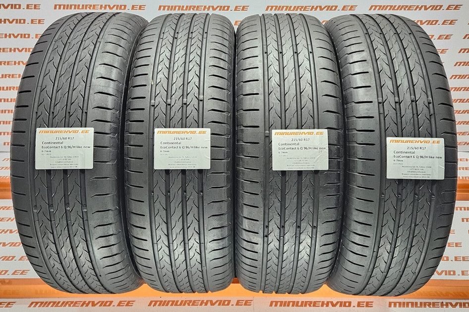 Kasutatud suverehv 215/60R17 Continental EcoContact 6 Q 96/H like new 0921