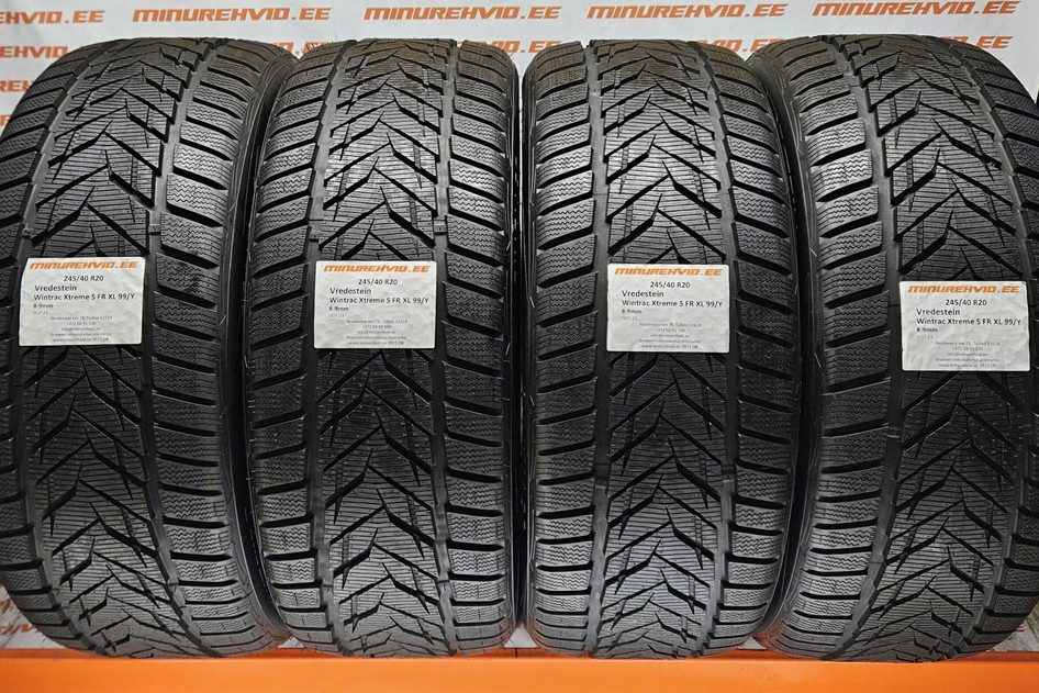 Used studless winter tire 245/40R20 Vredestein Wintrac Xtreme S FR XL 99/Y