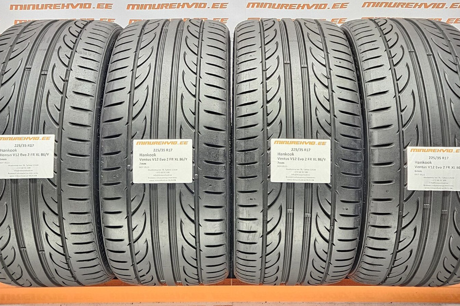 Kasutatud suverehv 225/35R17 Hankook Ventus V12 Evo 2 FR XL 86/Y