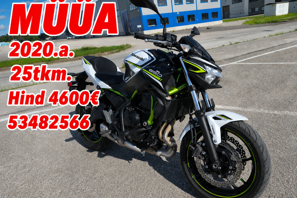 Kawasaki Z650, 2020, 0.6, 50.2 kW, petrol, manual, rear-wheel drive