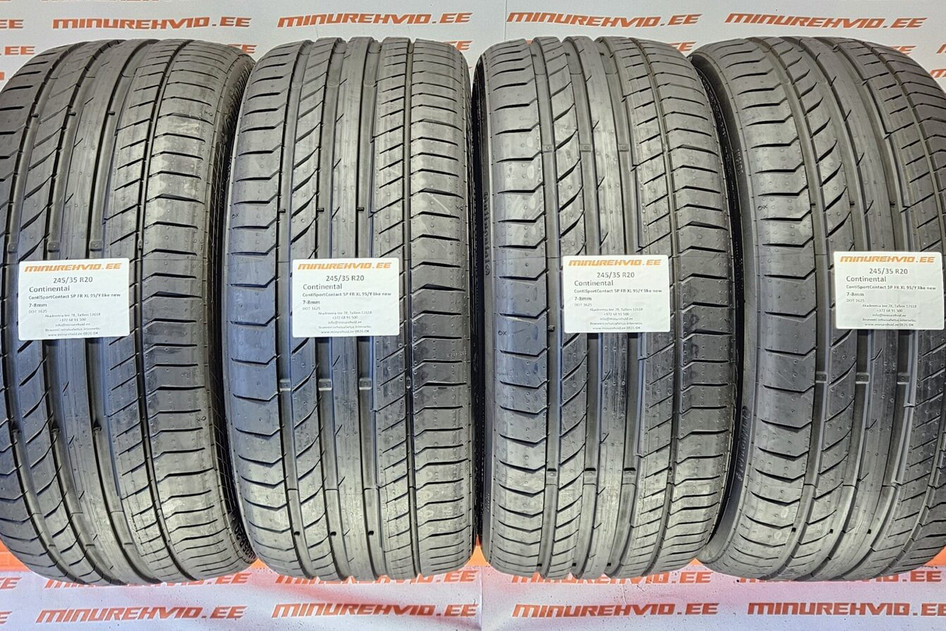 Kasutatud suverehv 245/35R20 Continental ContiSportContact 5P FR XL 95/Y like new 1625