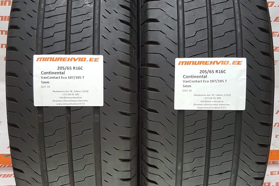 Kasutatud suverehv 205/65R16 Continental VanContact Eco 107/105 T