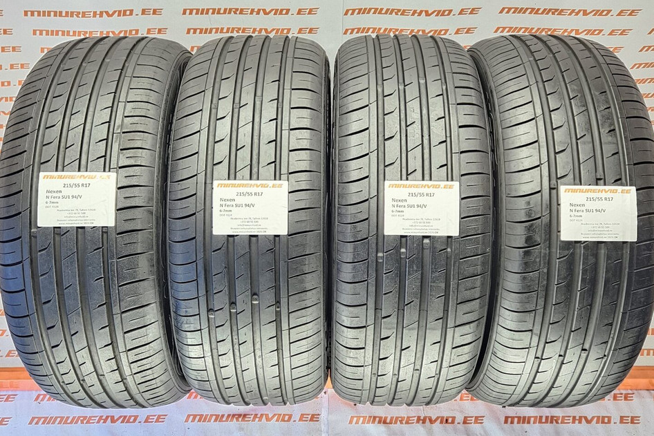 Подержанный летняя шина 215/55R17 Nexen N Fera SU1 94/V