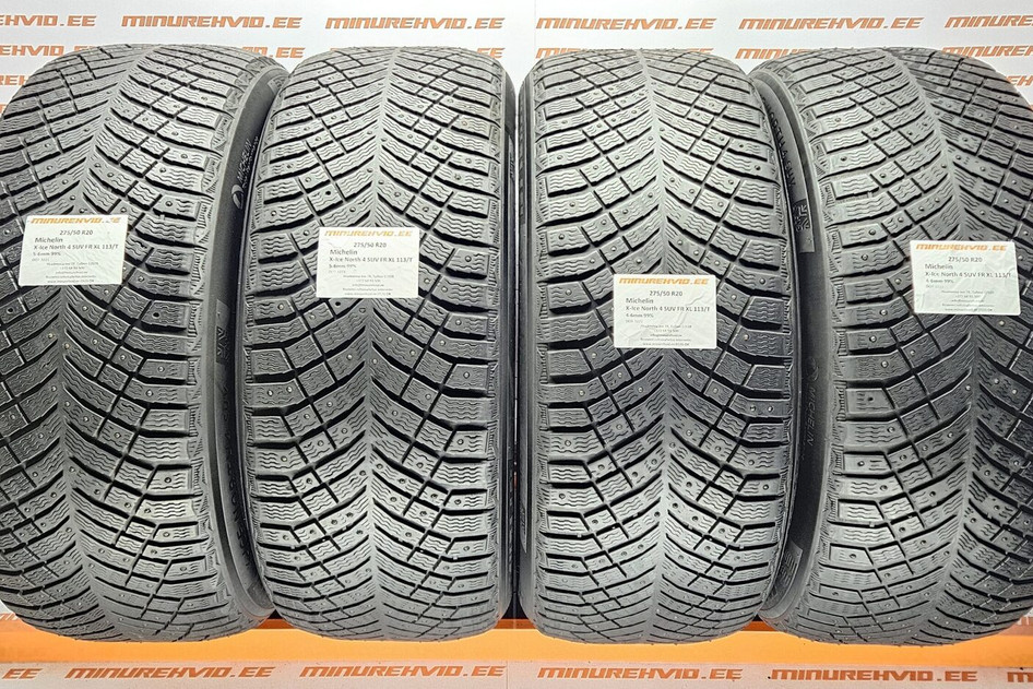 Kasutatud naastrehv 275/50R20 Michelin X-Ice North 4 SUV FR XL 113/T