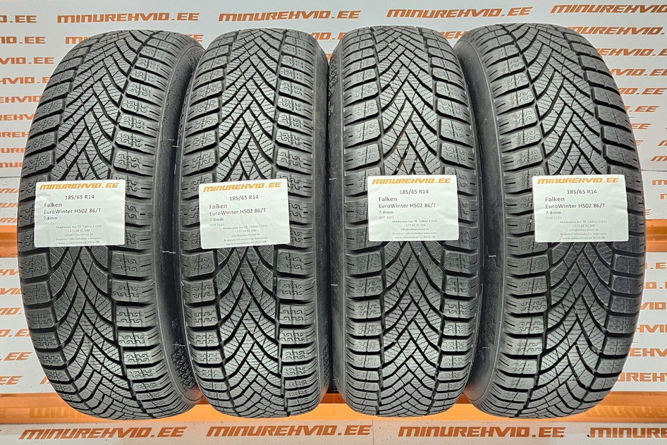 Used studless winter tire 185/65R14 Falken EuroWinter HS02 86/T