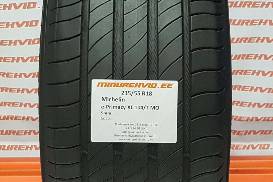 Kasutatud suverehv 235/55R18 Michelin e-Primacy XL 104/T MO