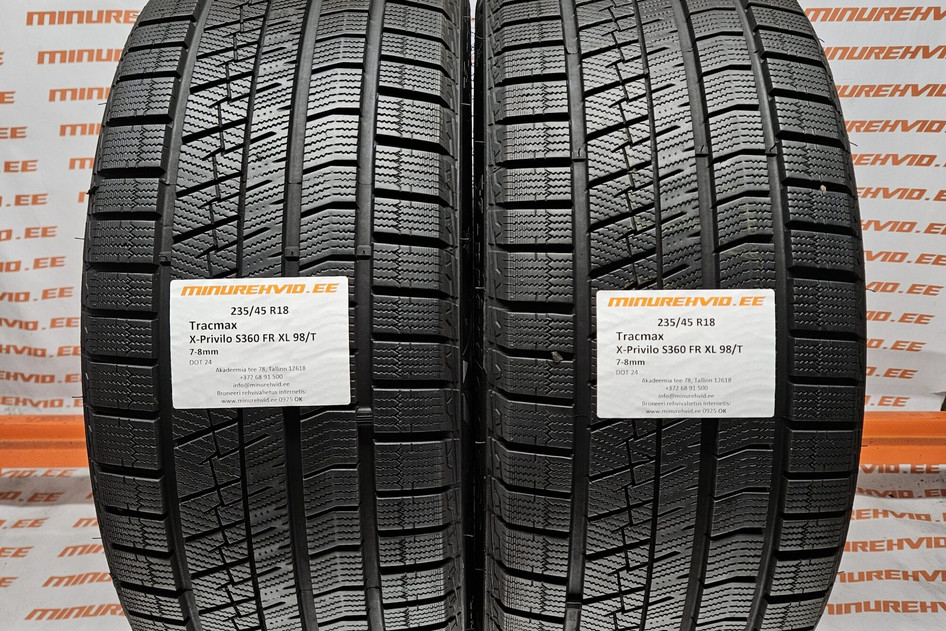 Used studless winter tire 235/45R18 Tracmax X-Privilo S360 FR XL 98/T