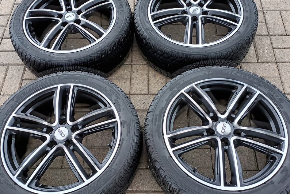 Подержанный легкосплавный диск+нешипованная шина 225/45R18, Brock