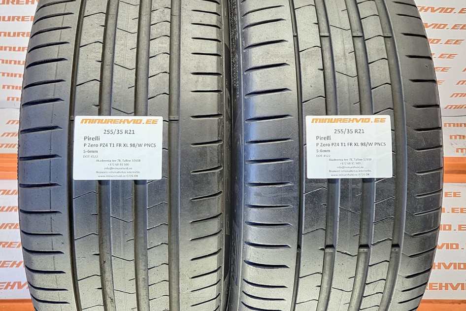 Used summer tire 255/35R21 Pirelli P Zero PZ4 T1 FR XL 98/W PNCS 4522