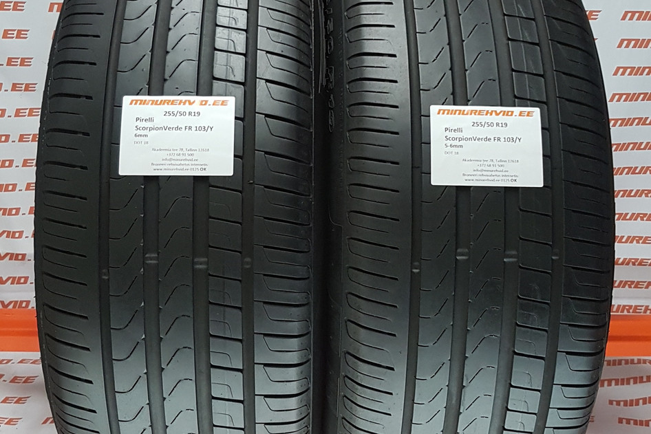 Kasutatud suverehv 255/50R19 Pirelli Scorpion Verde FR 103/V/Y