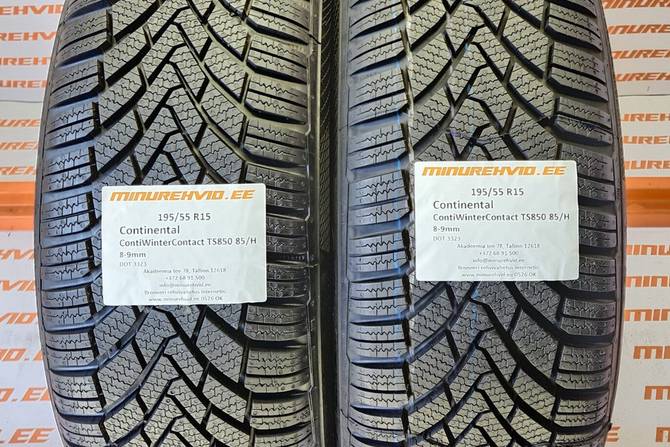 Kasutatud lamellrehv 195/55R15 Continental ContiWinterContact TS850 85/H