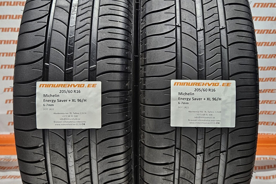 Подержанный летняя шина 205/60R16 Michelin Energy Saver + XL 96/H 1422/2