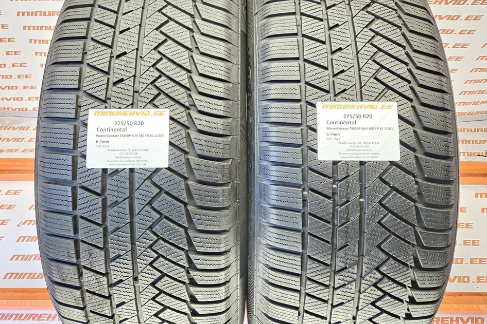 Used studless winter tire 275/50R20 Continental WinterContact TS850P SUV MO FR XL 113/V