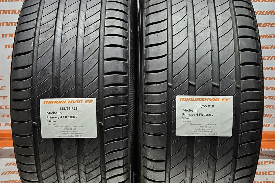 Kasutatud suverehv 235/55R18 Michelin Primacy 4 FR 100/V 1819