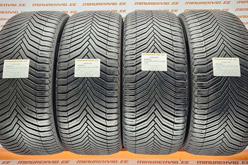 Подержанный летняя шина 275/45R20 Michelin CrossClimate 2 VOL FR XL 110/H