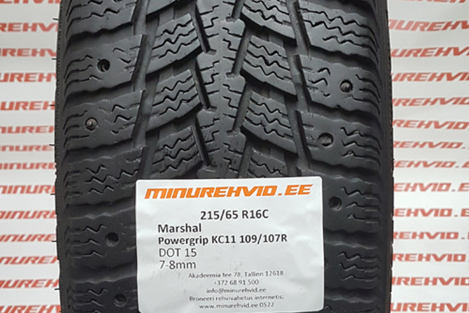 Used studded tire 215/65R16 Marshal Powergrip KC11 109/107R