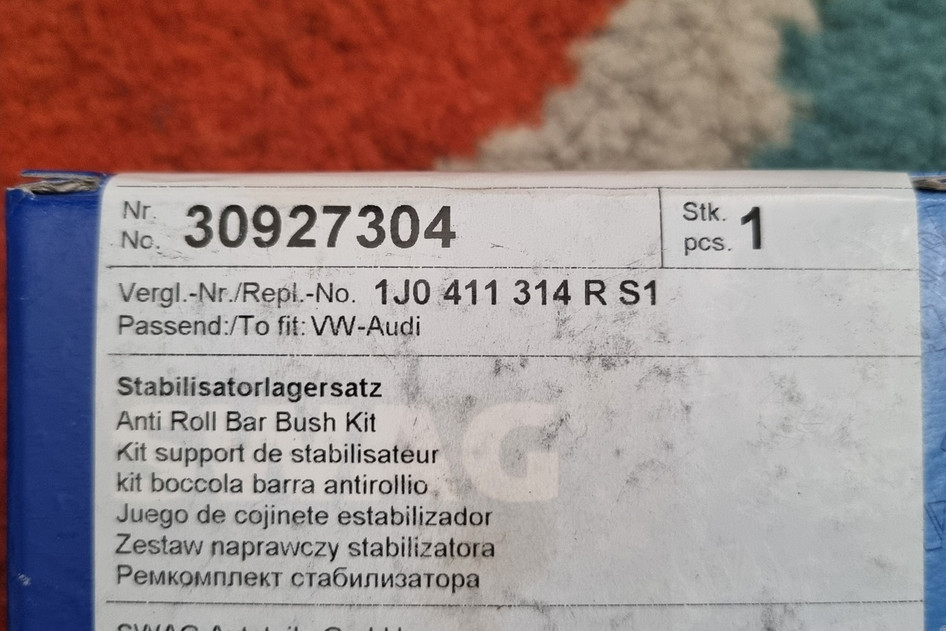 Stabilisaatori varda puksid