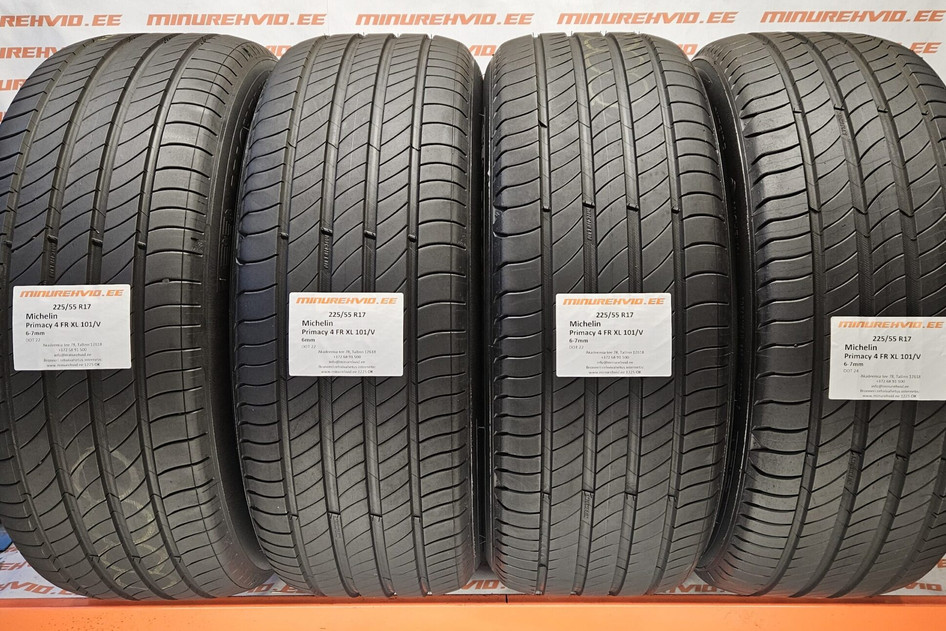 Used summer tire 225/55R17 Michelin Primacy 4 FR XL 101/V