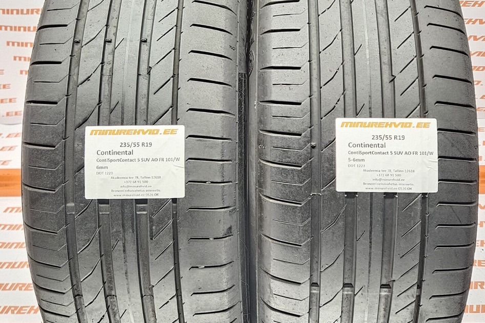 Kasutatud suverehv 235/55R19 Continental ContiSportContact 5 SUV AO FR 101/W