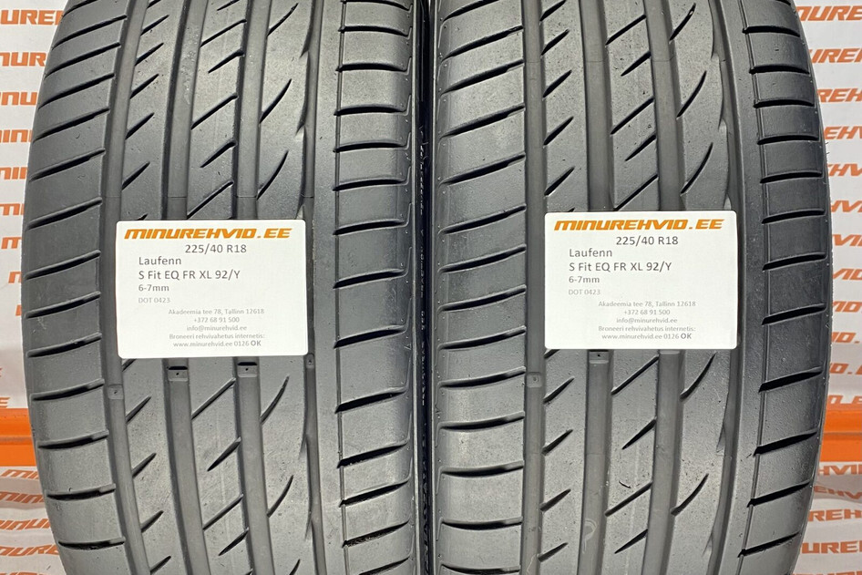 Used summer tire 225/40R18 Laufenn S Fit EQ FR XL 92/Y