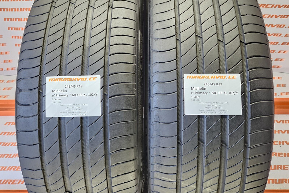 Подержанный летняя шина 245/45R19 Michelin e*Primacy * MO FR XL 102/Y