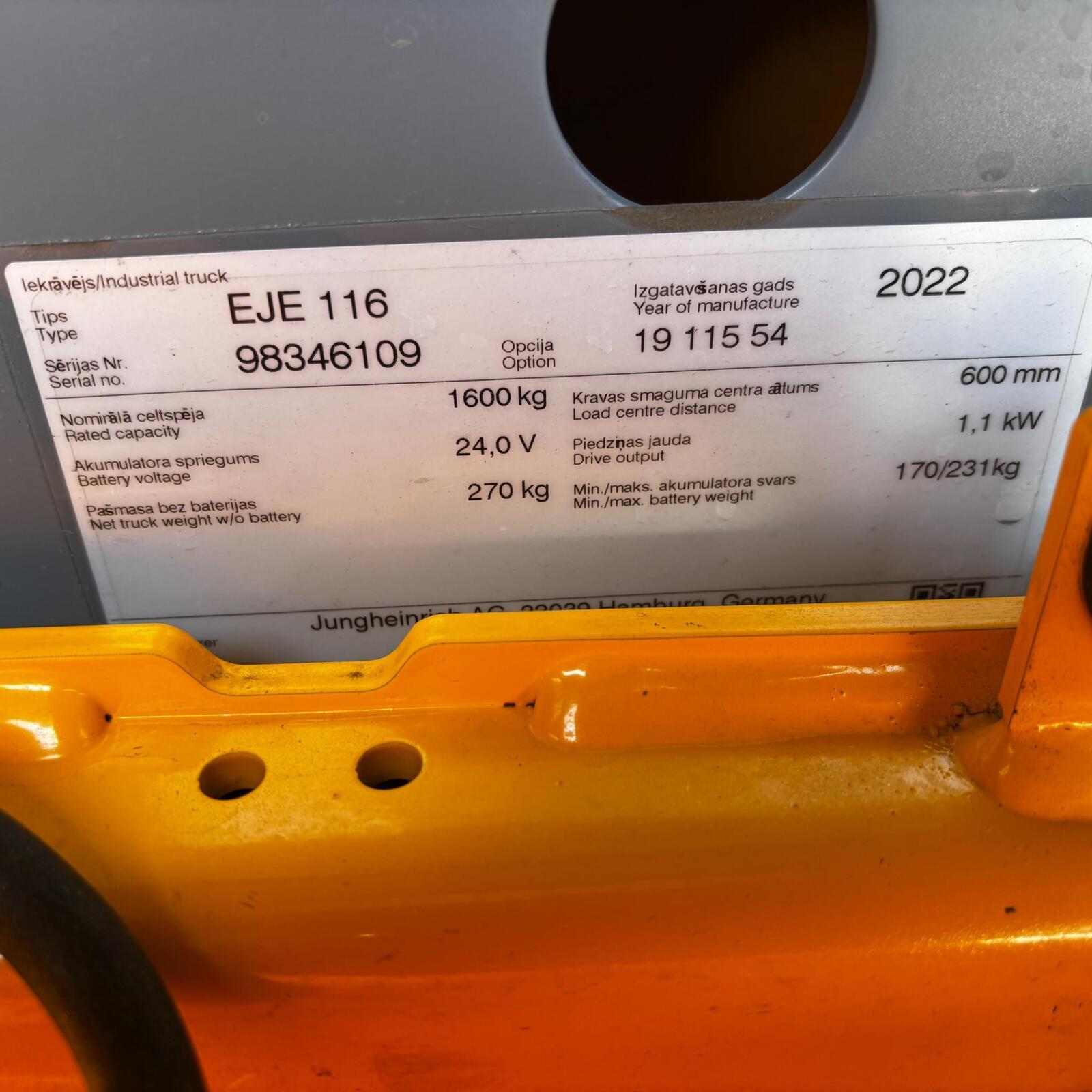 Jungheinrich EJE 116, kuva 5/6