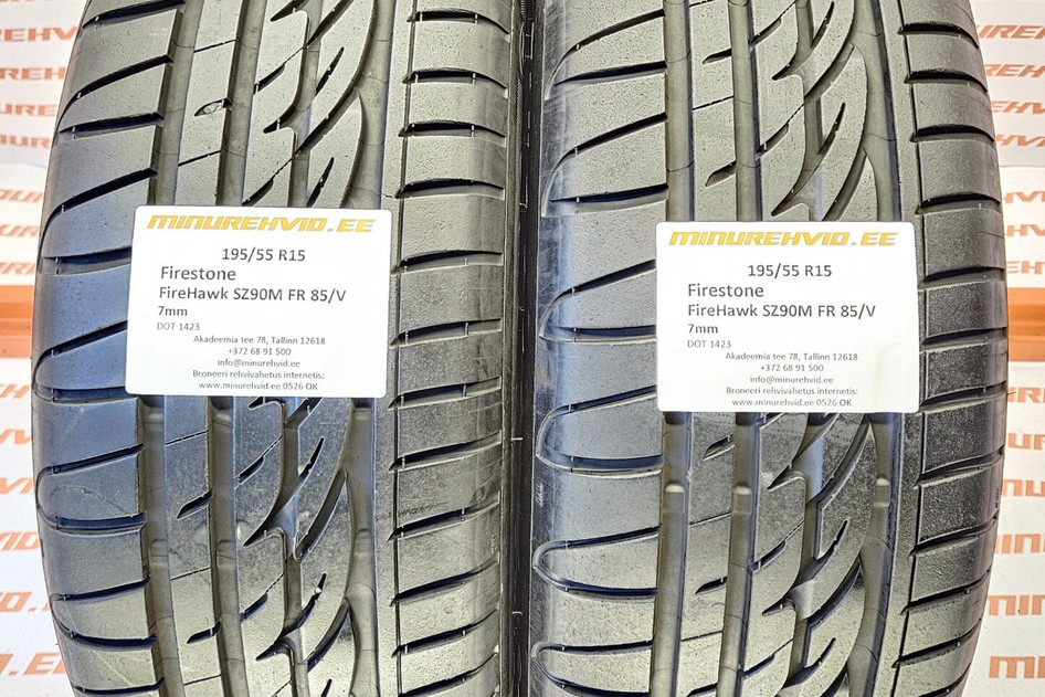 Kasutatud suverehv 195/55R15 Firestone FireHawk SZ90M FR 85/V