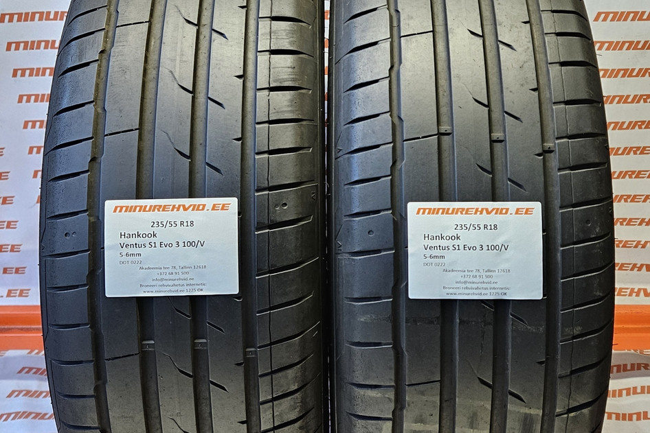 Used summer tire 235/55R18 Hankook Ventus S1 Evo 3 100/V