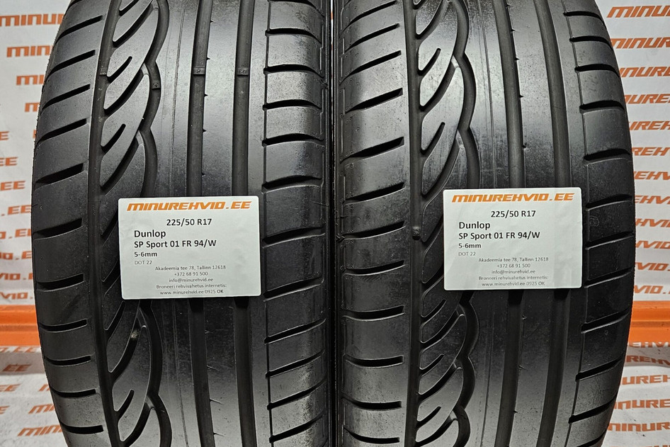 Kasutatud suverehv 225/50R17 Dunlop SP Sport 01 FR 94/W