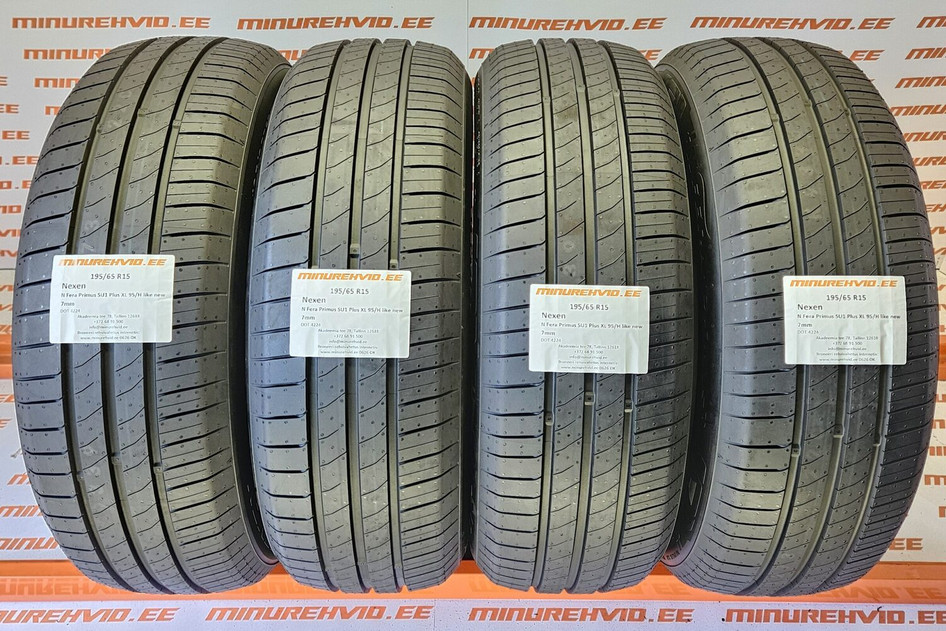 Kasutatud suverehv 195/65R15 Nexen N Fera Primus SU1 Plus XL 95/H like new 4224/3