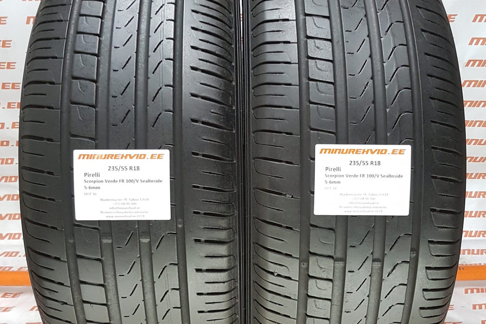 Kasutatud suverehv 235/55R18 Pirelli Scorpion Verde FR 100/V Seal Inside